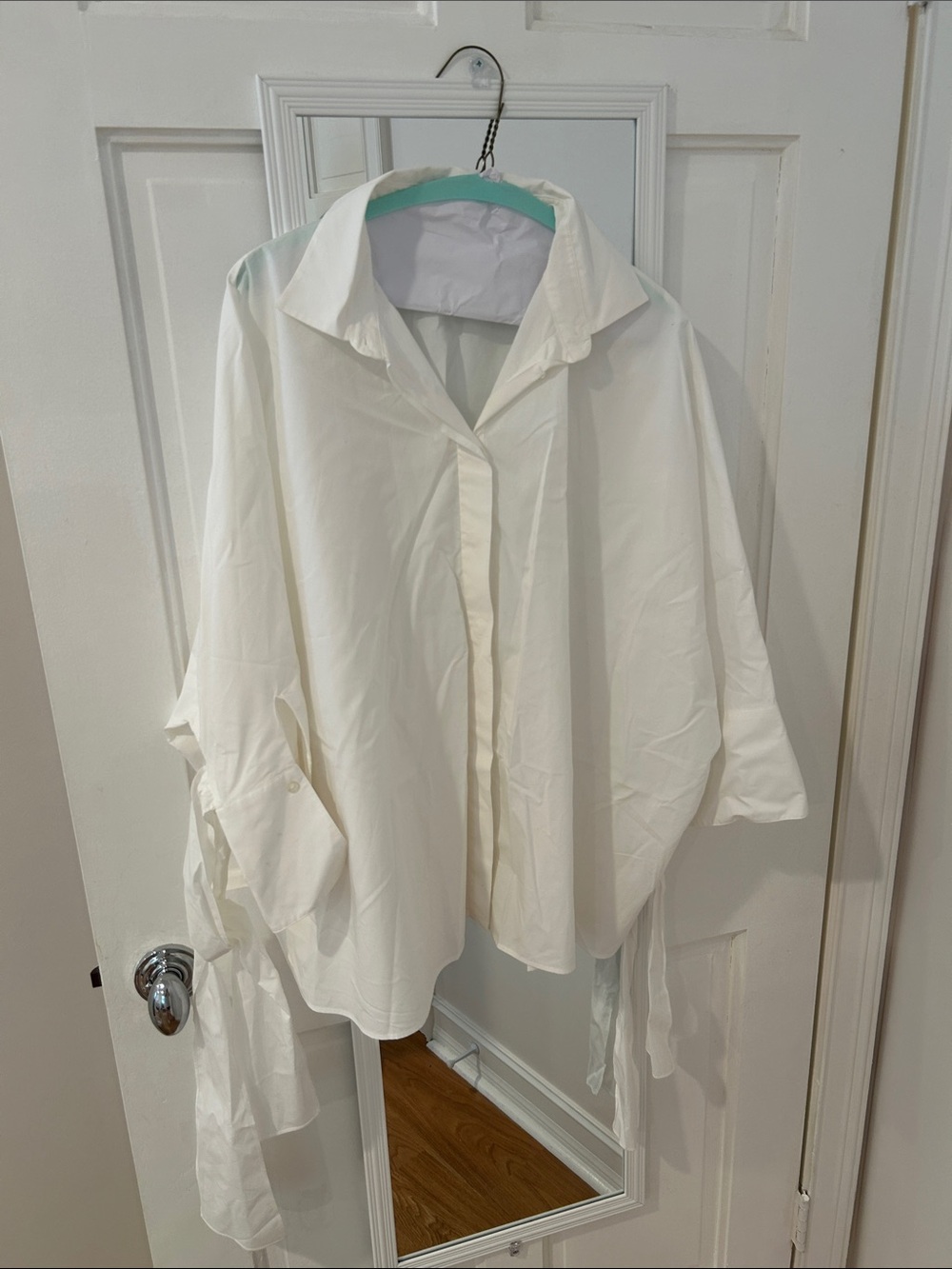 Carolina Herrera Oversized White Button-Up Shirt